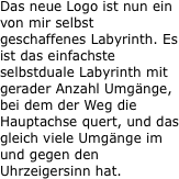 Das neue Logo ist nun